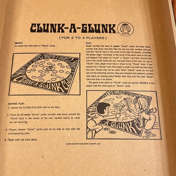 Vintage 1968 Clunk-A-Glunk Board Game from Whitman - Picture 8 of 13